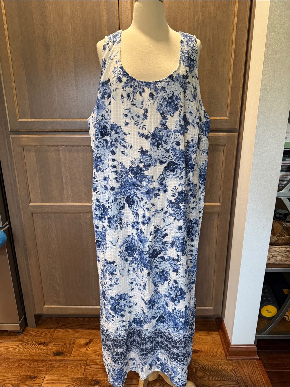 J. Jill - 100% Cotton Sleeveless Maxi Dress